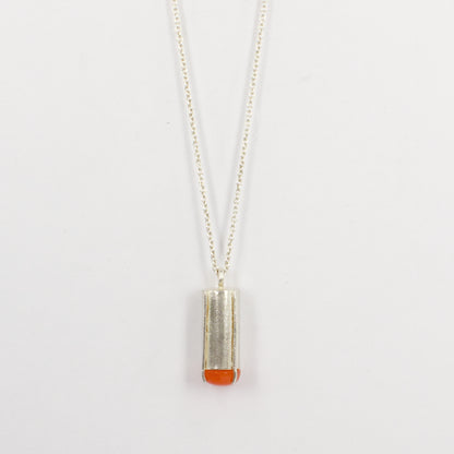 JMU104: Carnelian pendant