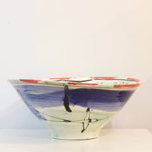 PH843B: Large blue bird bowl