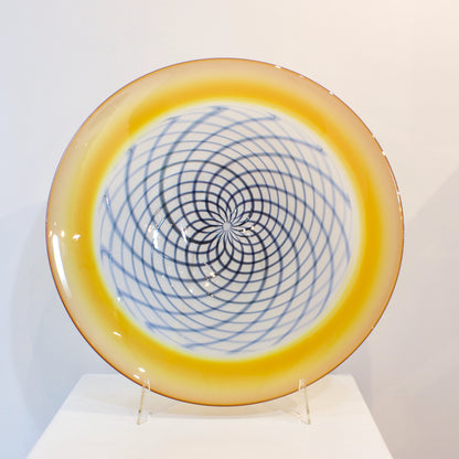 JCU358: Rosa kupenga reticello platter