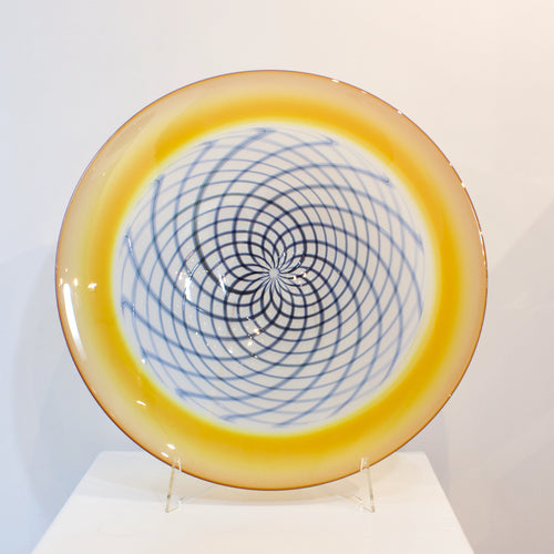 JCU358: Rosa kupenga reticello platter