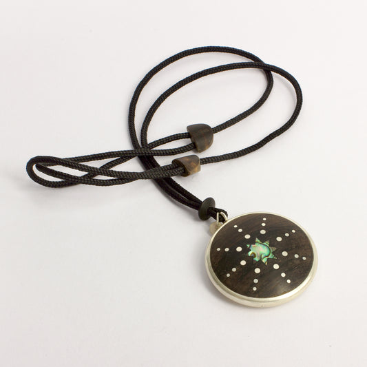 JA98: Double sided starburst pendant