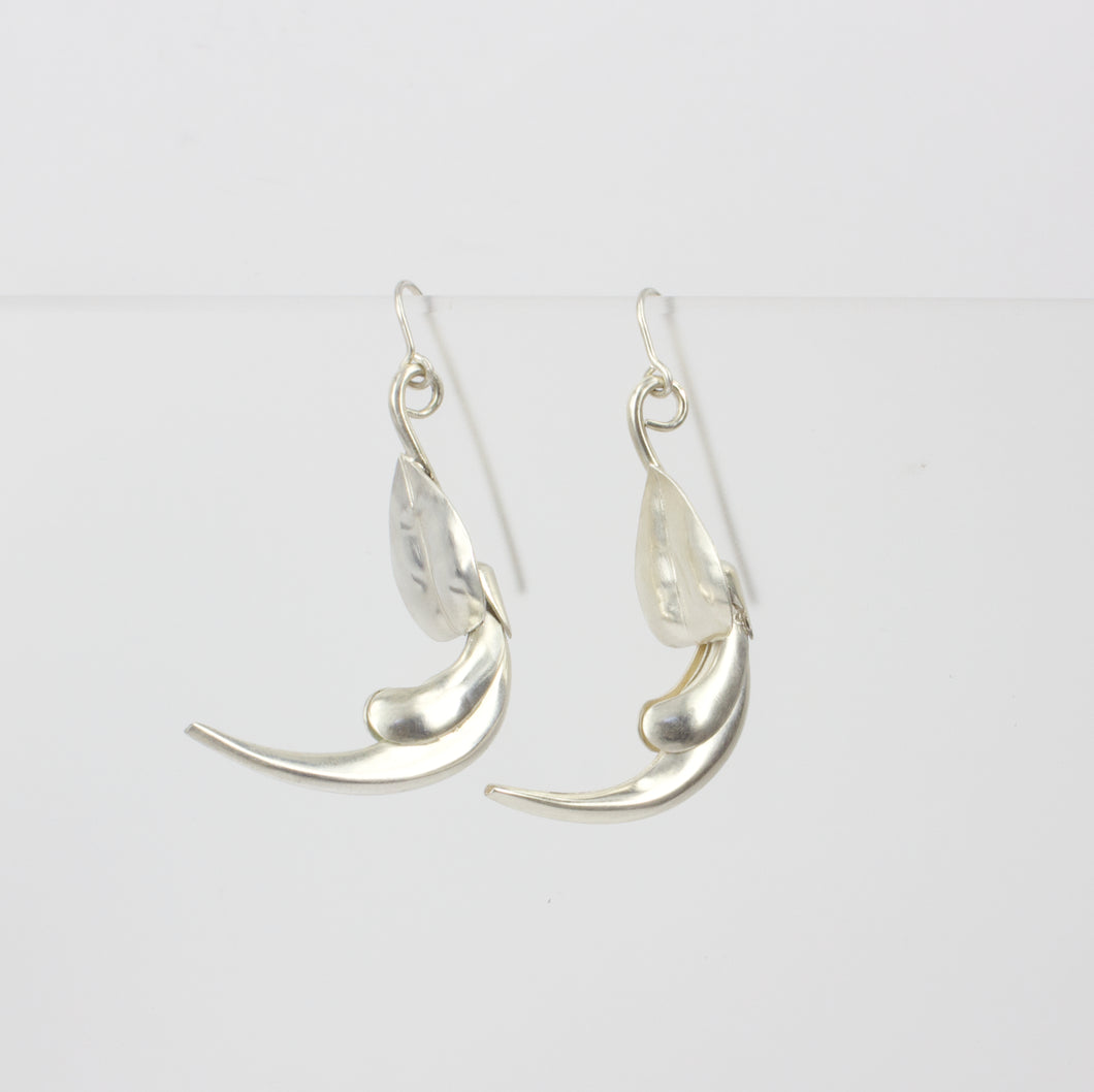 JB125: Kaka beak earrings