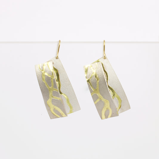 JB134: Braided river earrings