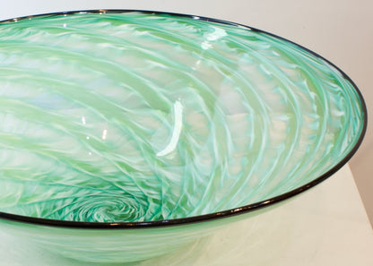 JCU413: Shell bowl - jade green