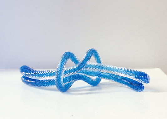 JCU: Love knot - aquamarine blue