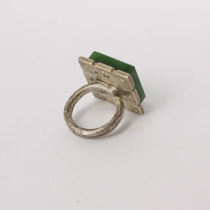 NA43: Square pounamu ring