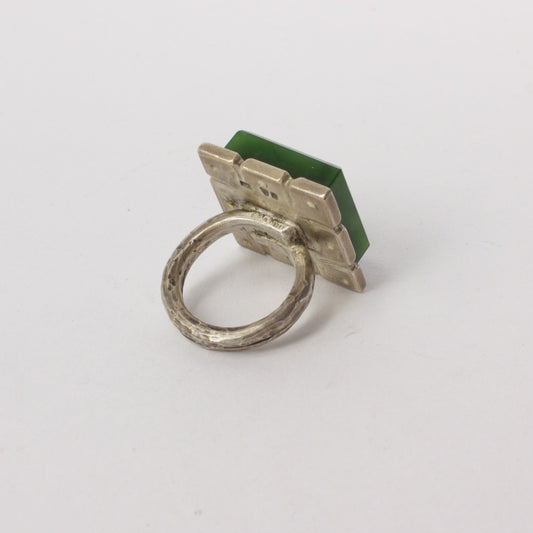 NA43: Square pounamu ring