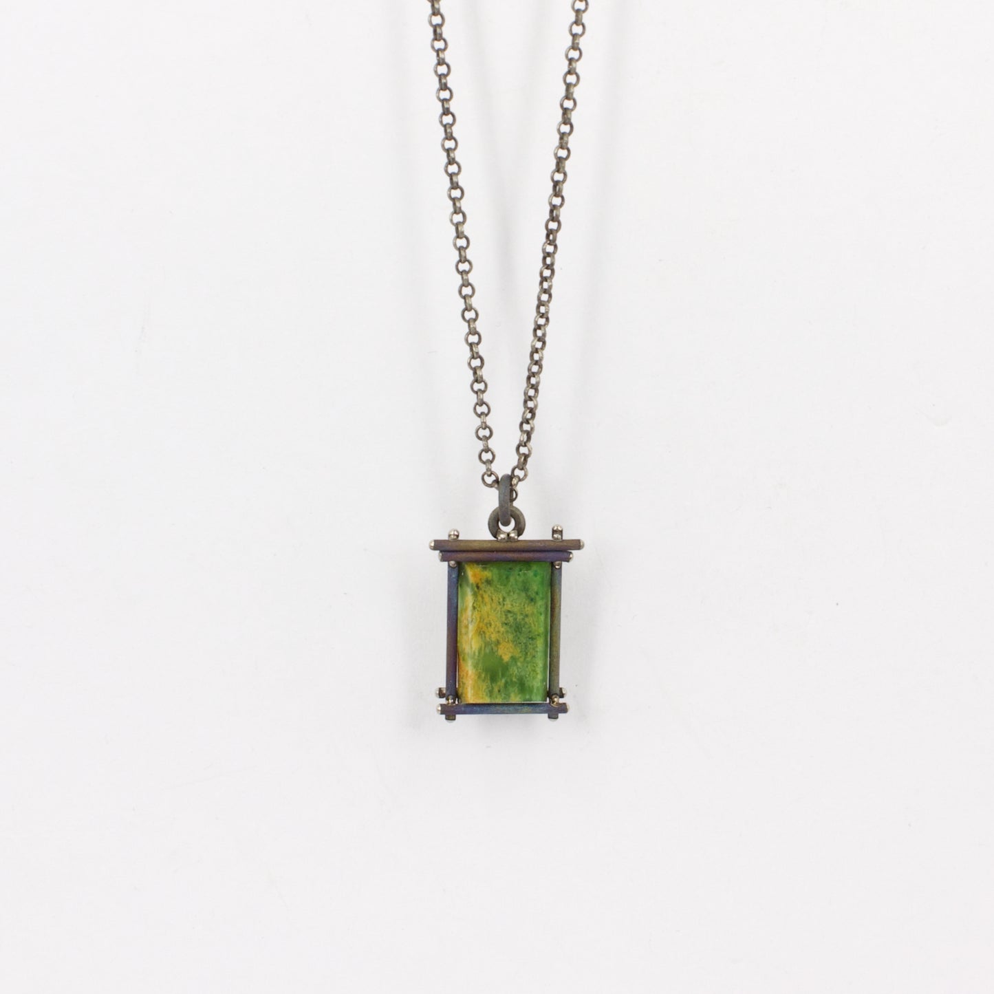 NA99: Marsden jade and titanium pendant
