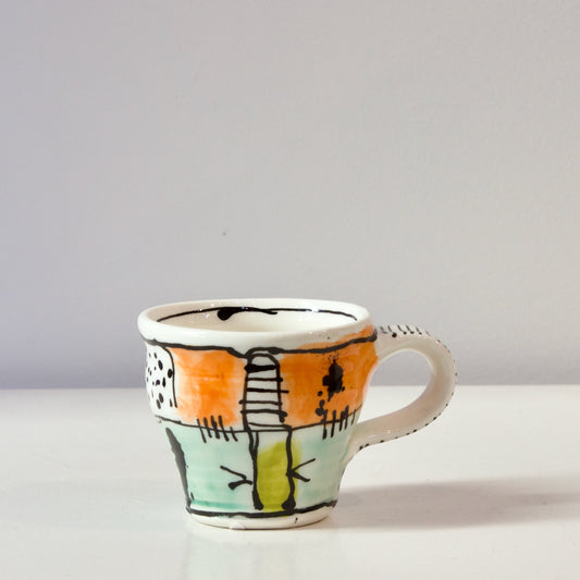 PH: Abstract demitasse stitch cup