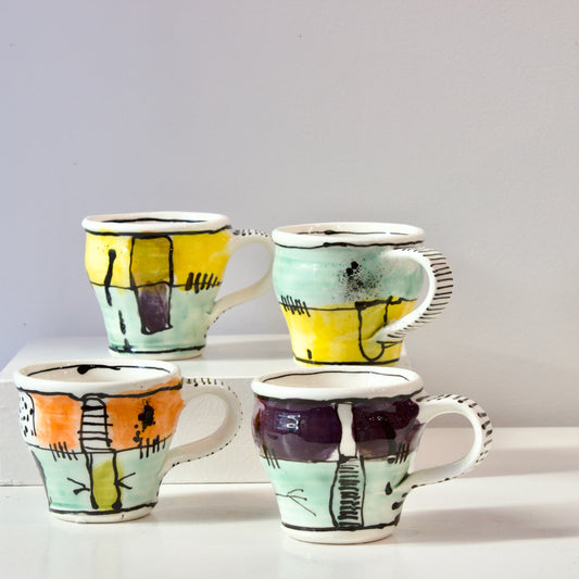 PH: Abstract demitasse stitch cup