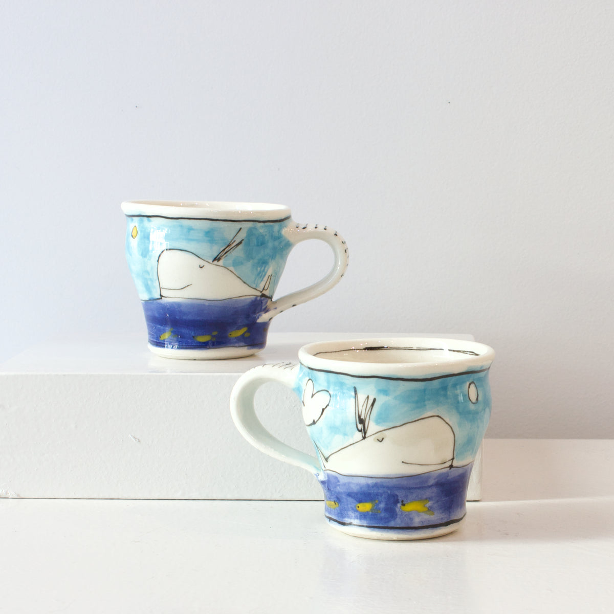 PH: Happy whale demitasse cups
