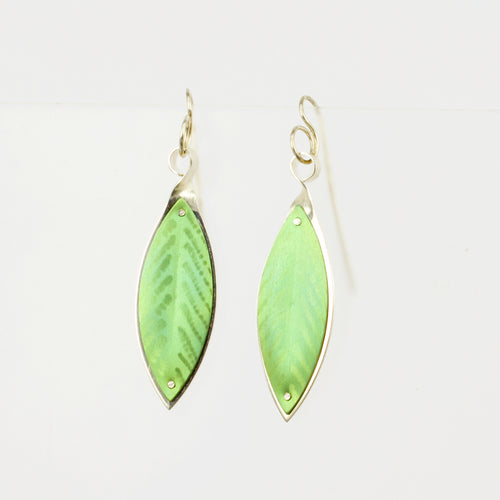 RB149: Laurel leaf earrings