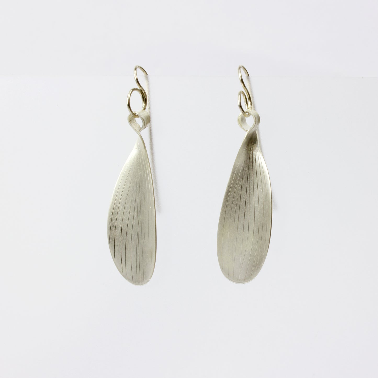 RB: Kauri leaf earrings