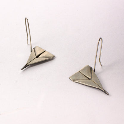 RF67: Paper dart earrings