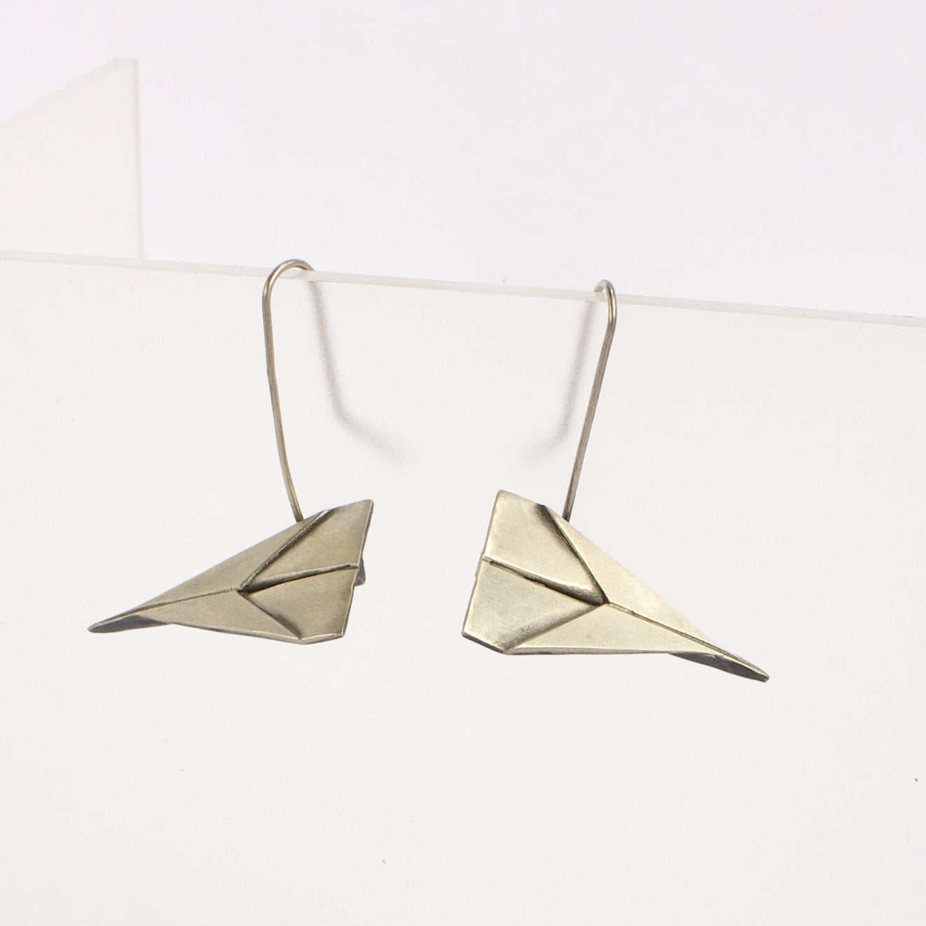 RF67: Paper dart earrings