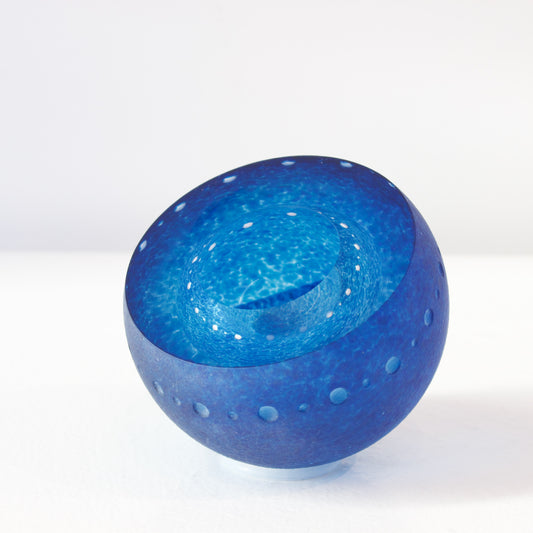 RH397A: Blue speckle geode