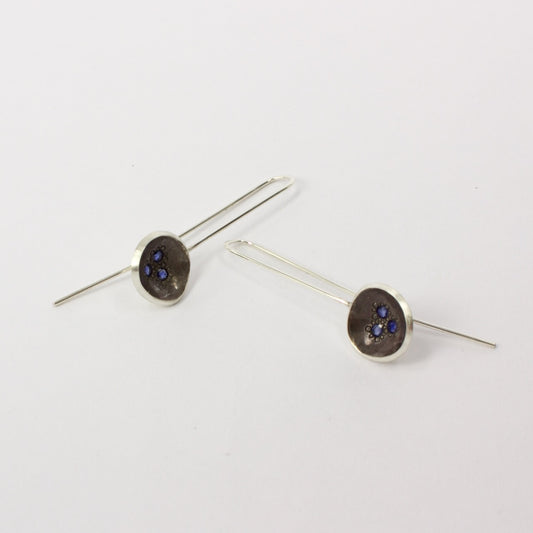 RMO66: Night rock pool earrings