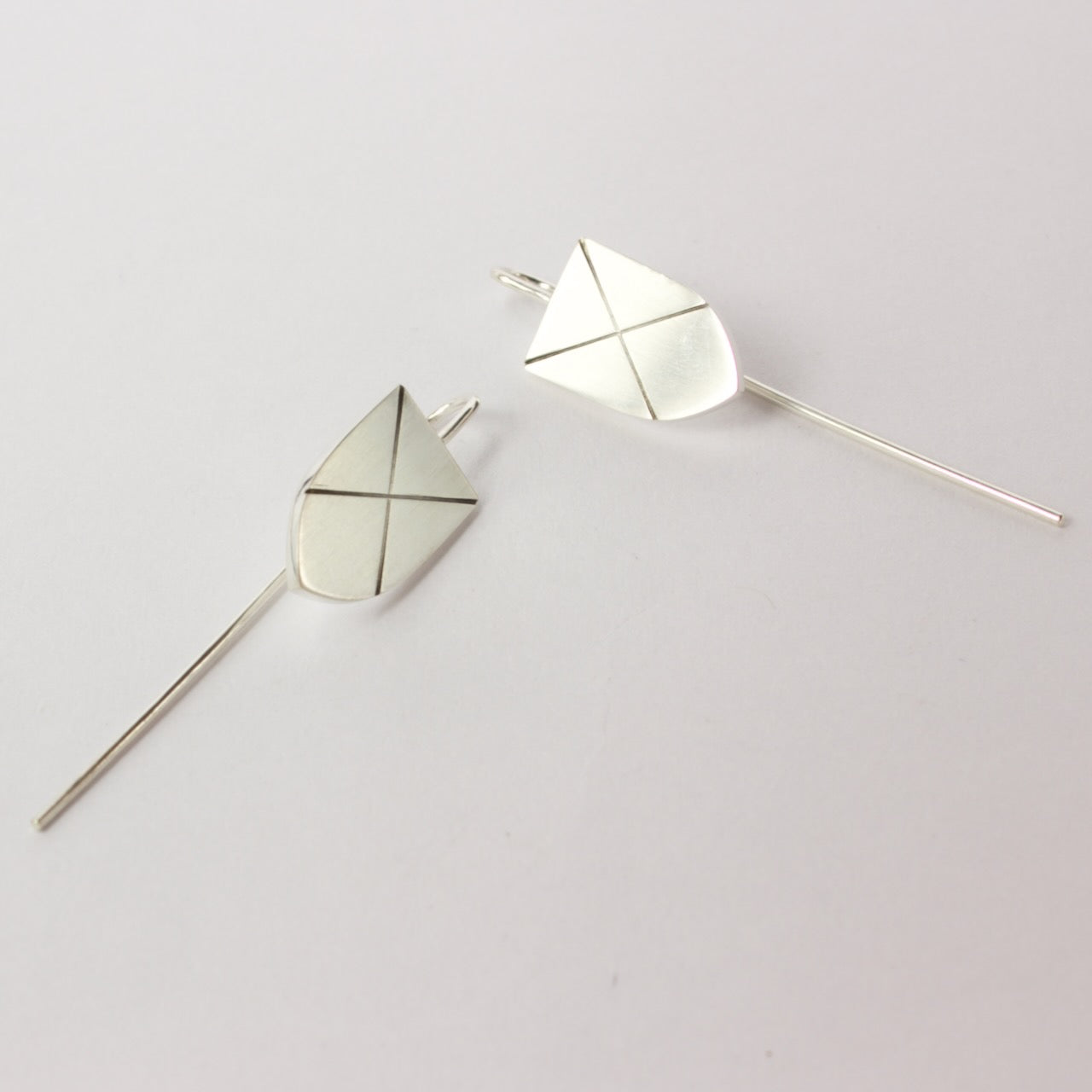RMO77: Shield earrings