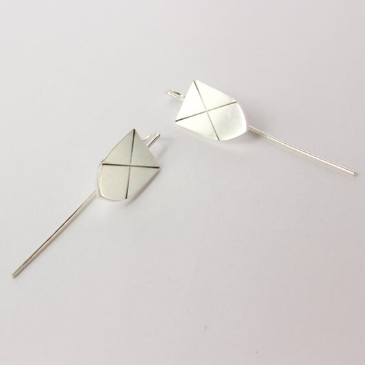 RMO77: Shield earrings