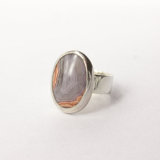 RW306: Laguna agate ring