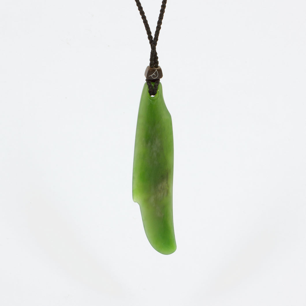 SM256: Pounamu whale form pendant