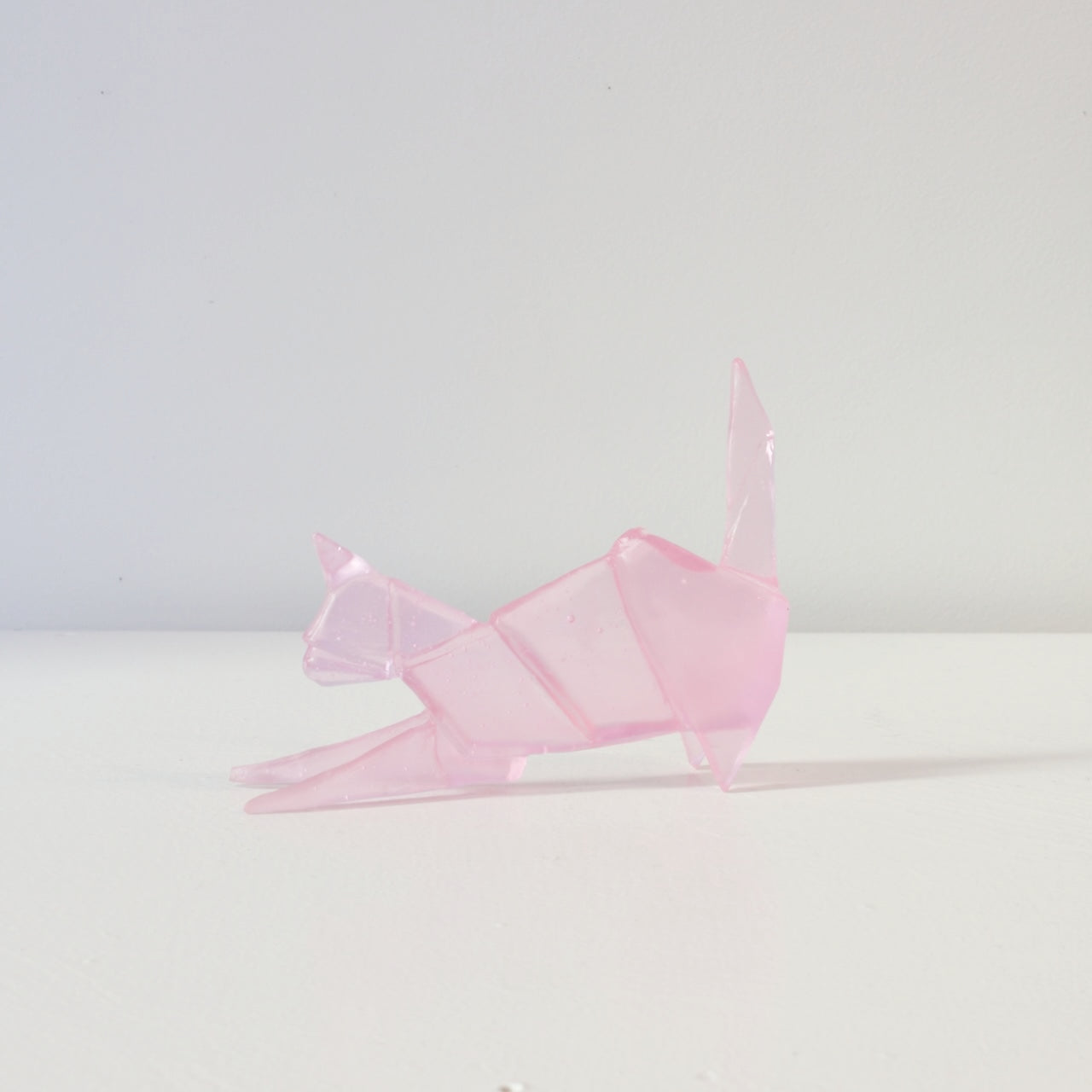 TBA143: Origami cat - pink
