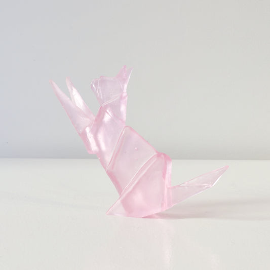 TBA143: Origami cat - pink