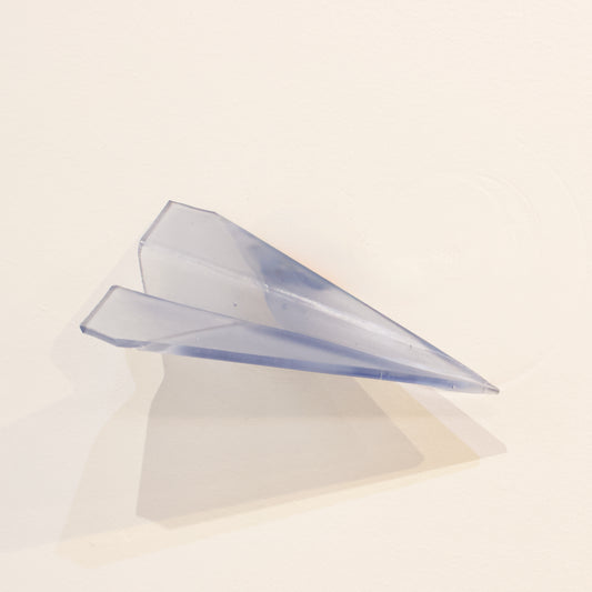 TBA147: Paper plane - steel blue