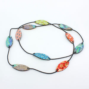 DH106: Paua foil necklace