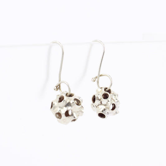 DH145: Moon rock earrings
