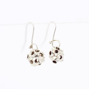 DH145: Moon rock earrings