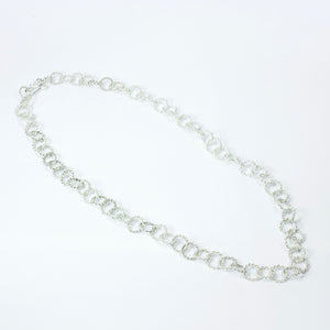 DH243: Braided circle chain necklace