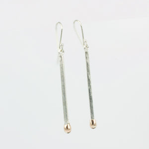 DM: Live matchstick earrings