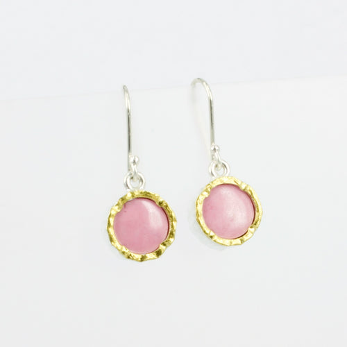 DM032C: Rhodonite earrings