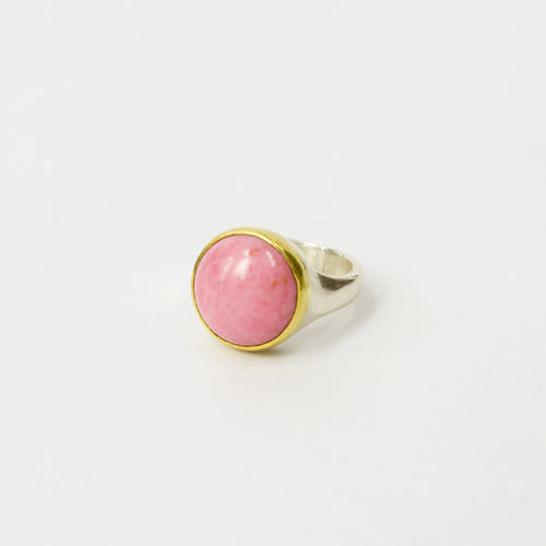 DM097C: Rhodonite ring