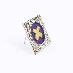 DM672A: Token politics brooch