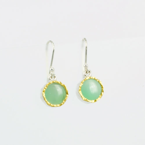 DM936B: Chrysoprase earrings