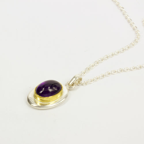 DM946B: Large amethyst pendant