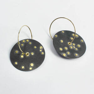 FS233: Unknown Constellation hoop earrings