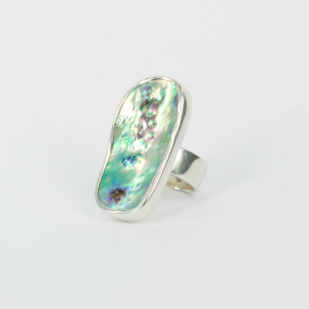 RW301: Paua blister ring