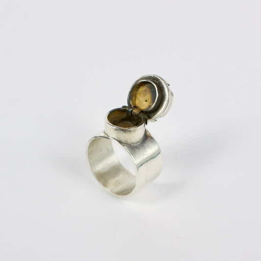 NG74: Poison ring with Paua top