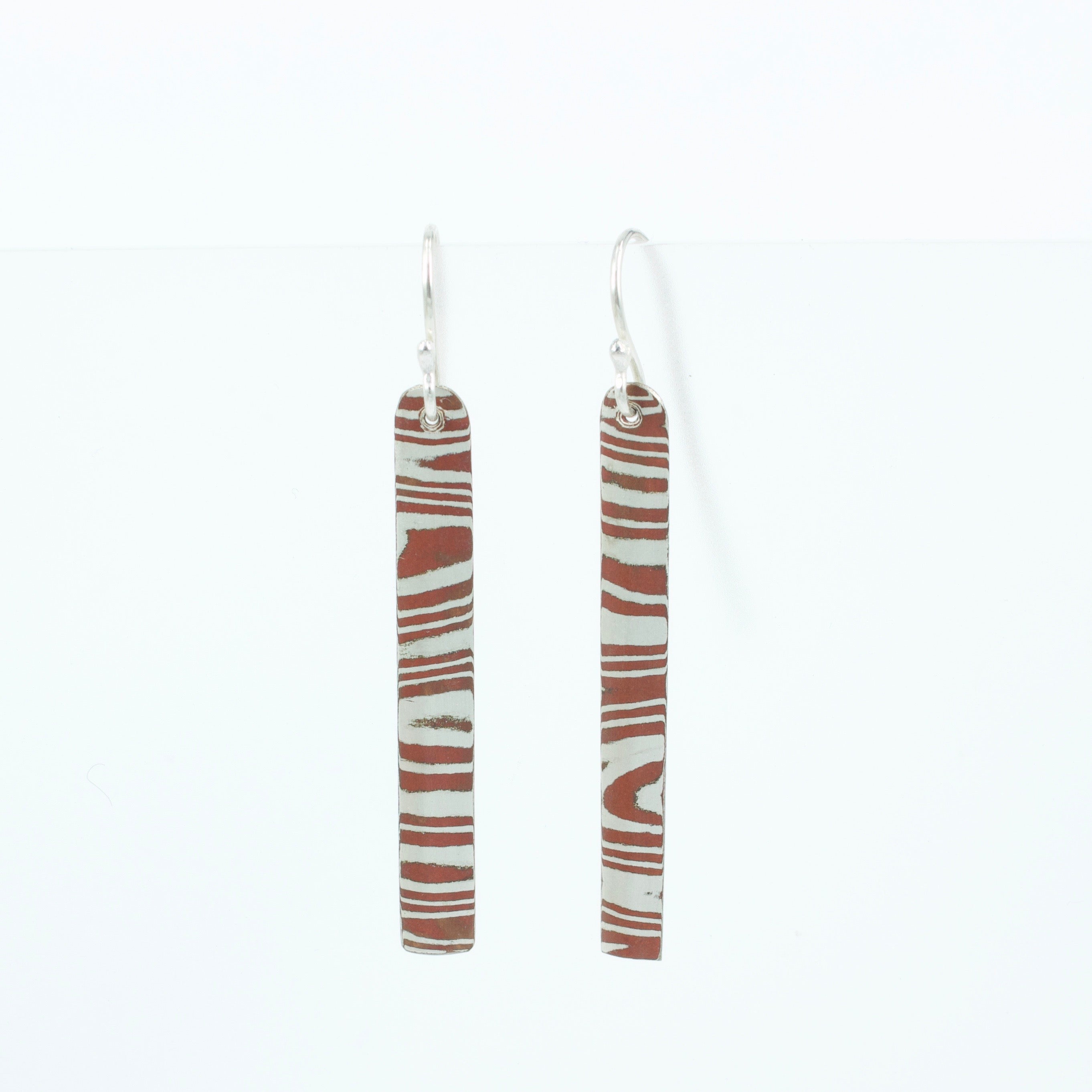 JD10: Mokume gane earrings – Quadrant Gallery - Main Image
