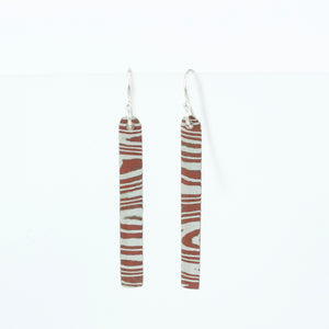 JD10: Mokume gane earrings