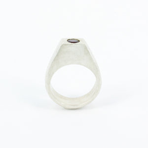 JMU135: Garnet ring
