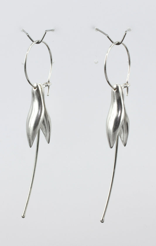 KS157: Fuchsia earrings