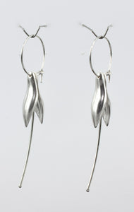 KS156: Fuchsia earrings