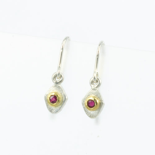 LA50: Ruby drop earrings