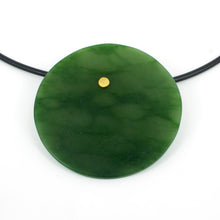 NA57: Round pounamu pendant
