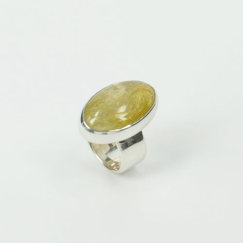 RW82: Rutilated quartz ring